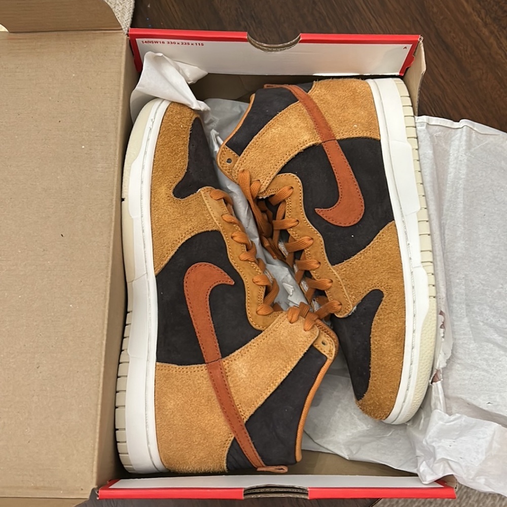 NIKE DUNK HIGH PRM DARK RUSSET | 9M